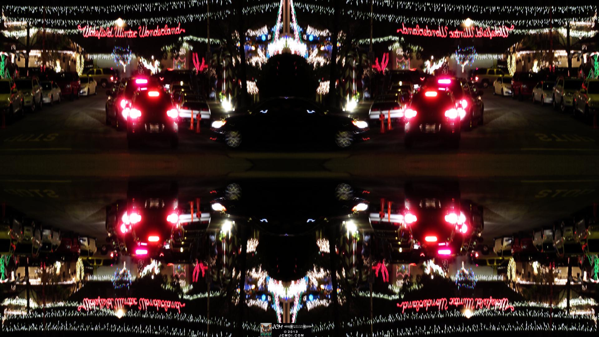 Wakefield Holiday Lightshow 2013 Quadroscopic long exposure artwork
